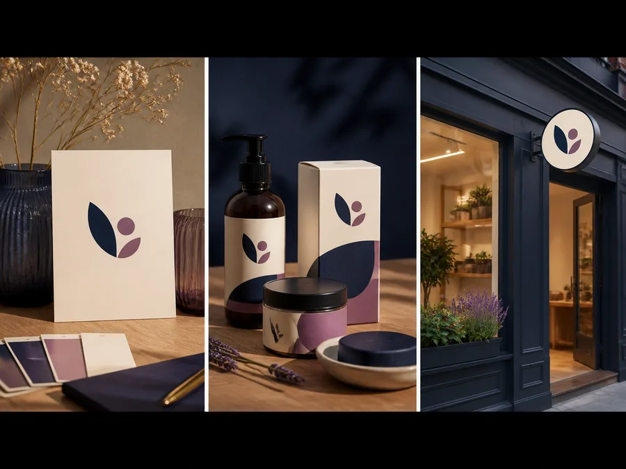 Productos y materiales con una identidad visual coherente
